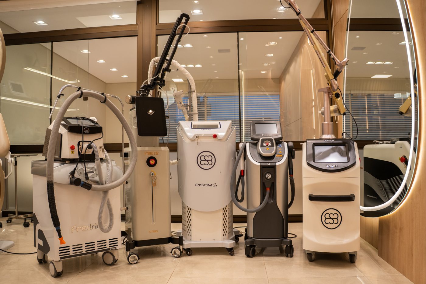 Equipamentos da BTZ Med: laser dual mode, IA e dermascan