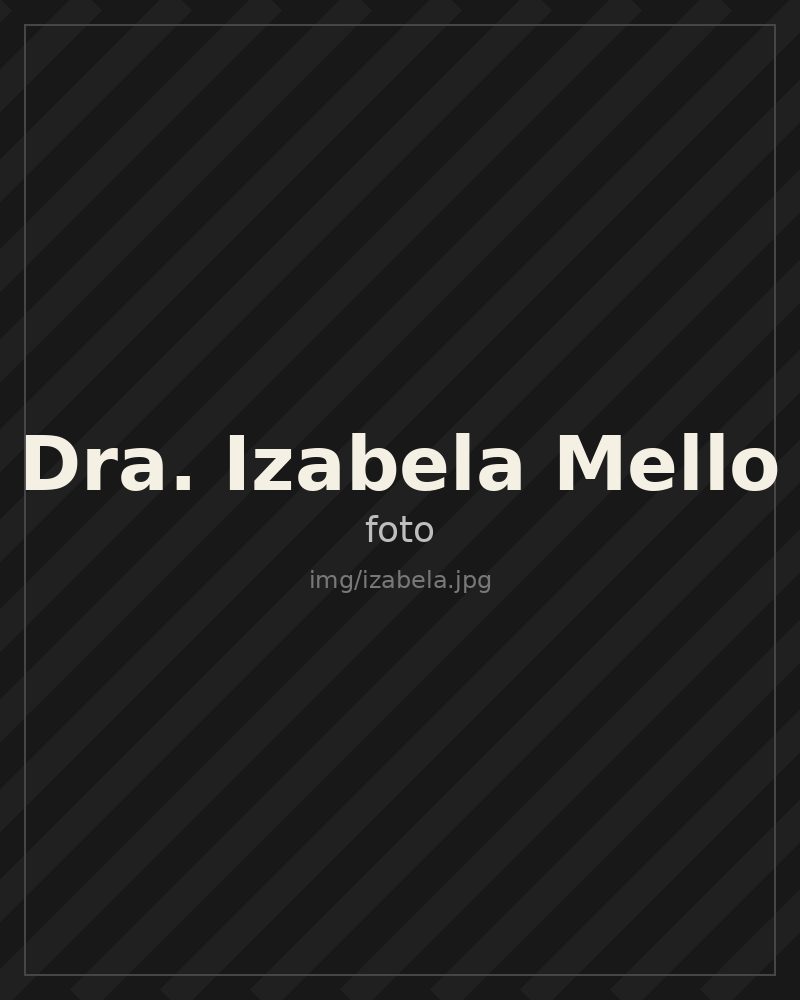 Dra. Izabela Mello, médica pós-graduada em Dermatologia, responsável técnica da BTZ Med